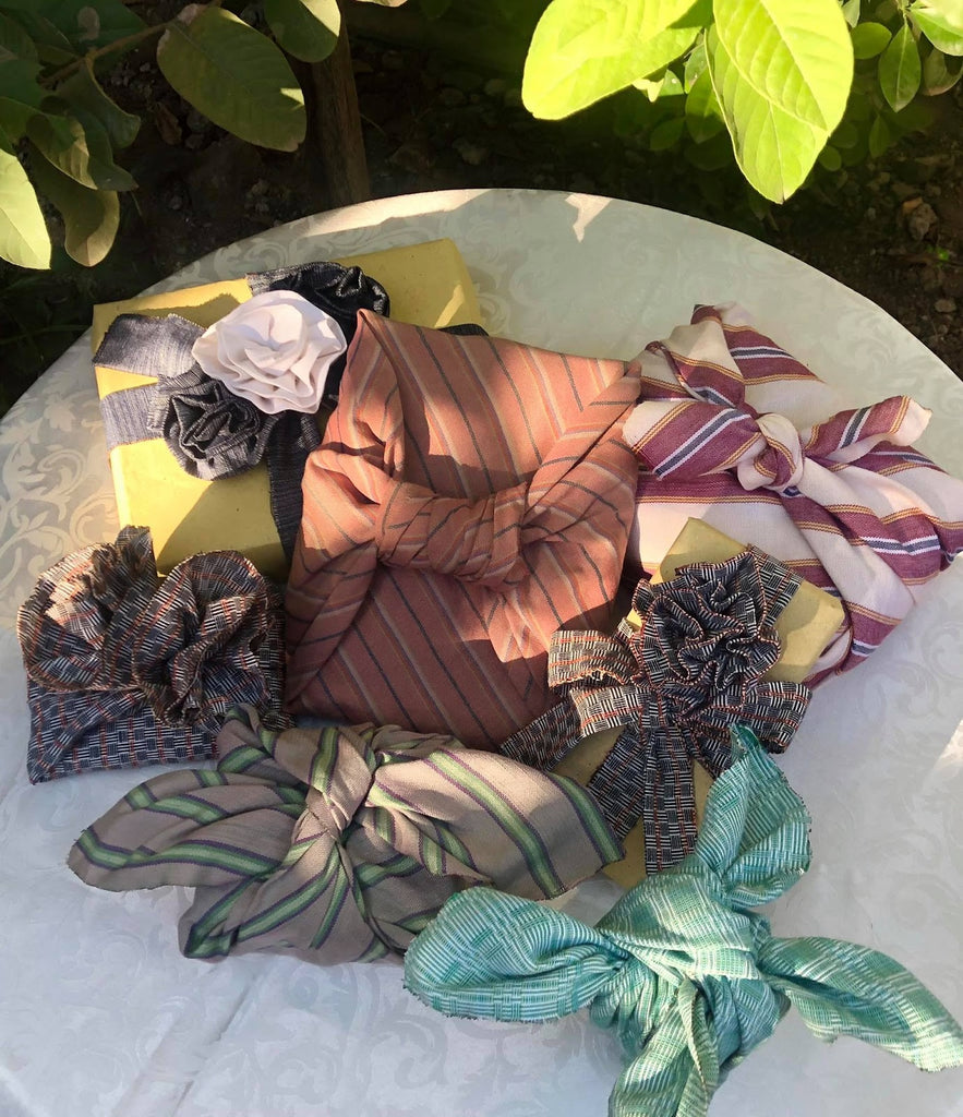 DIY Fabric Wrapped Gift