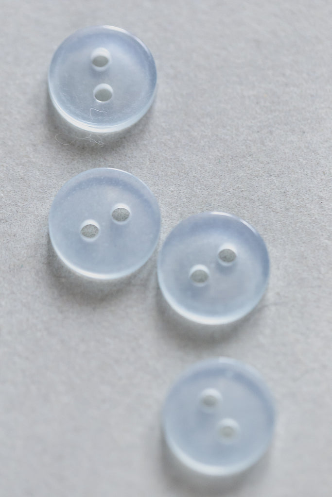 Plain Clear Buttons - 12mm – ANTHILLfabrics